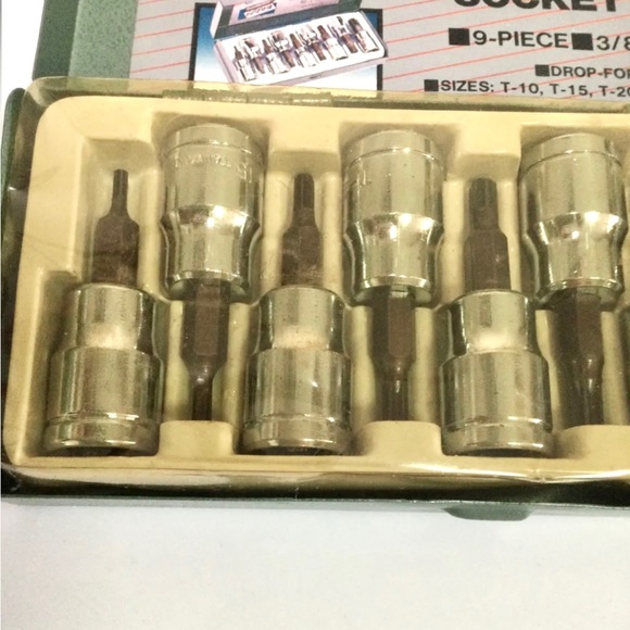 New BUFFALO 9 Piece Torque Socket Set,  3/8” Drive - Picture 4 of 10